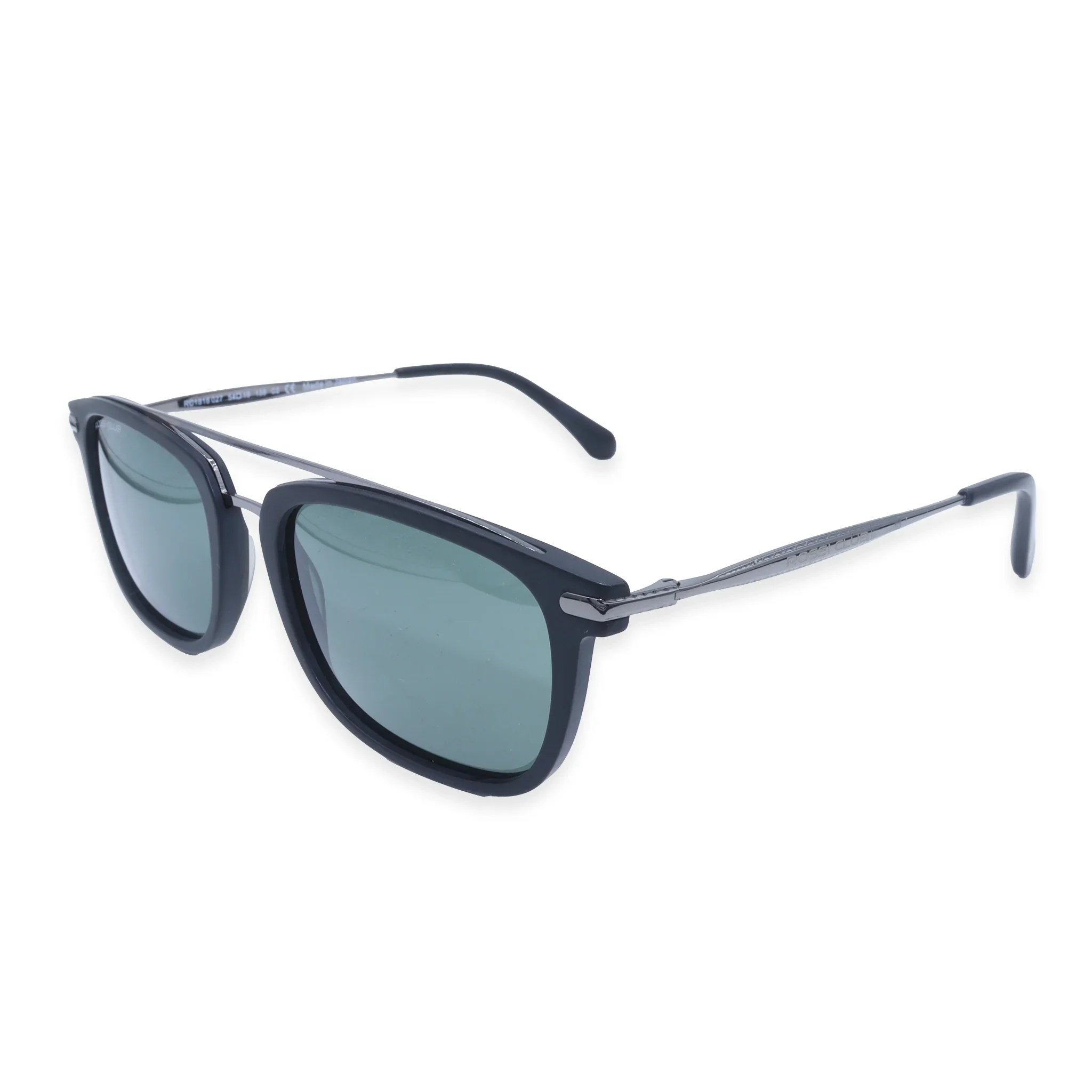 Rossi Club Black Aviator Acetate Full Rim Sunglasses - Image 2