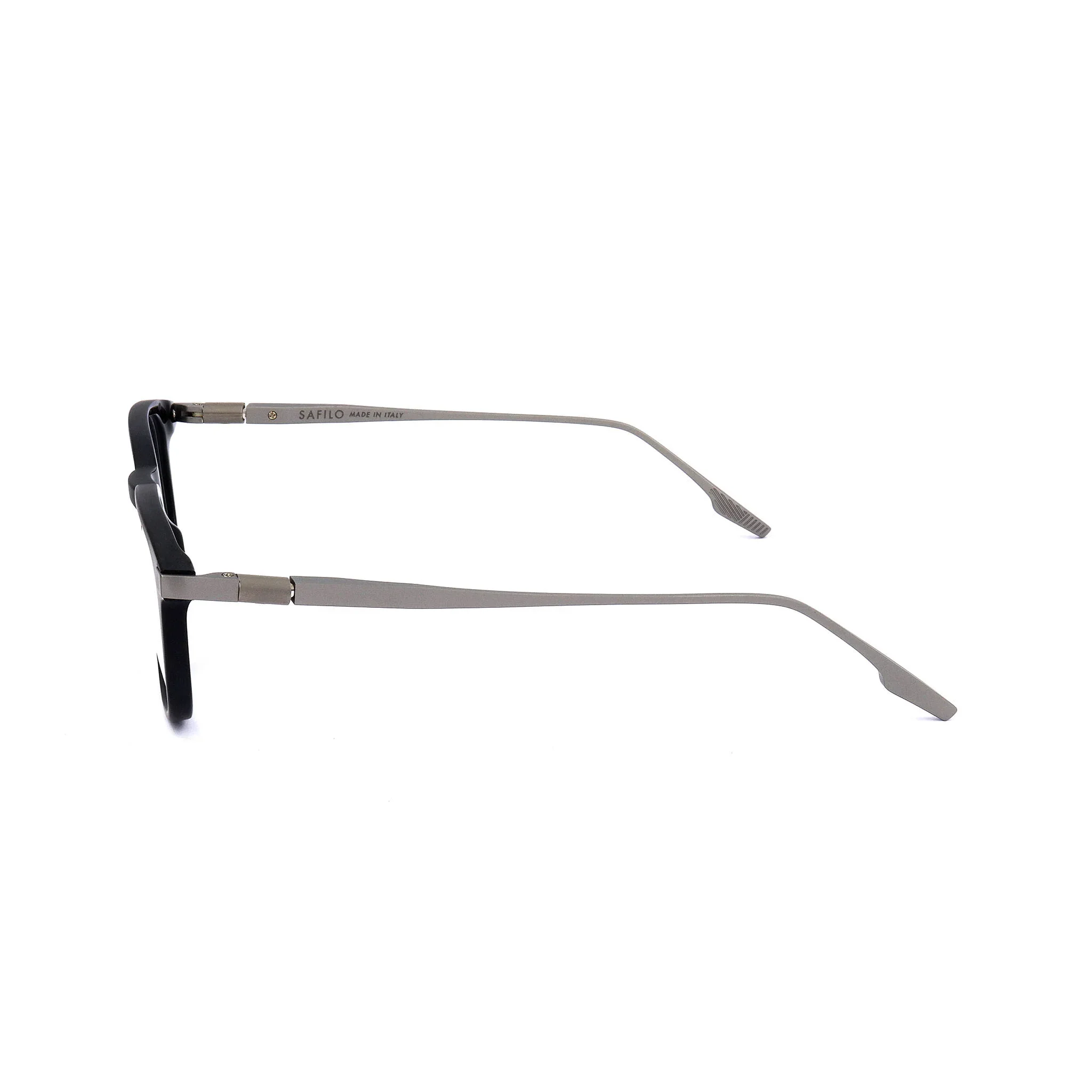 Safilo Calibro Black Square Acetate Full Rim Eyeglasses - Image 3