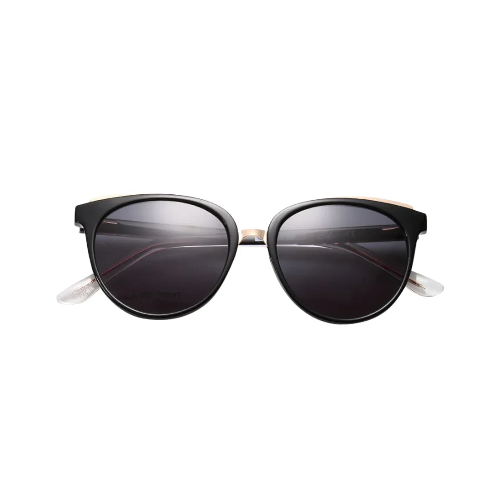 She  By Barakat Black Cat-Eye  Sunglasses - Image 3