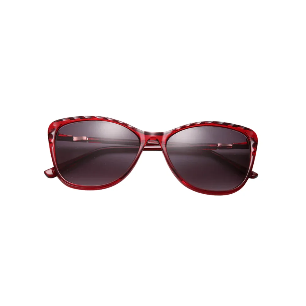 She  By Barakat Red Cat-Eye  Sunglasses - Image 3