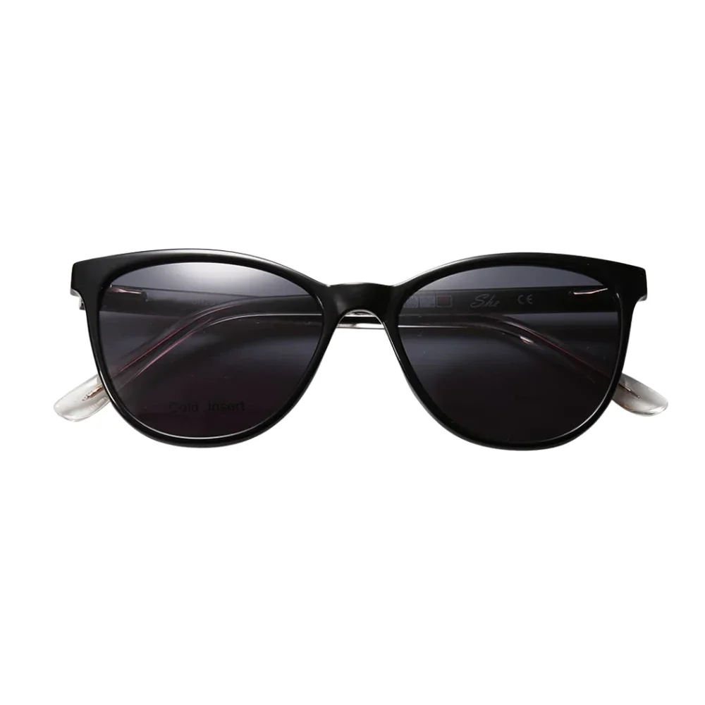 She  By Barakat Black Cat-Eye  Sunglasses - Image 3