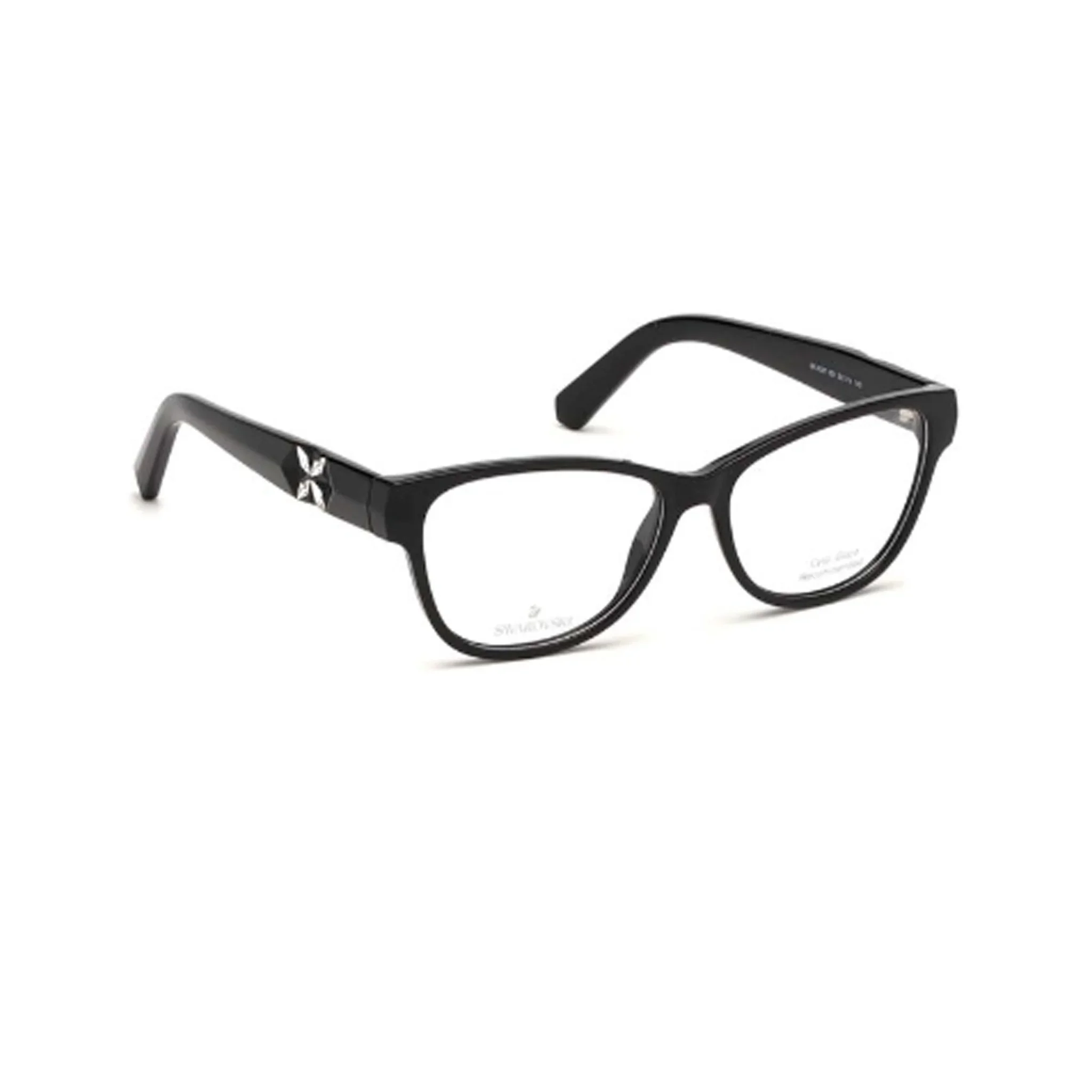 Swarovski Black Cat-Eye Acetate Full Rim Eyeglasses SK5281-Y23 - Image 2
