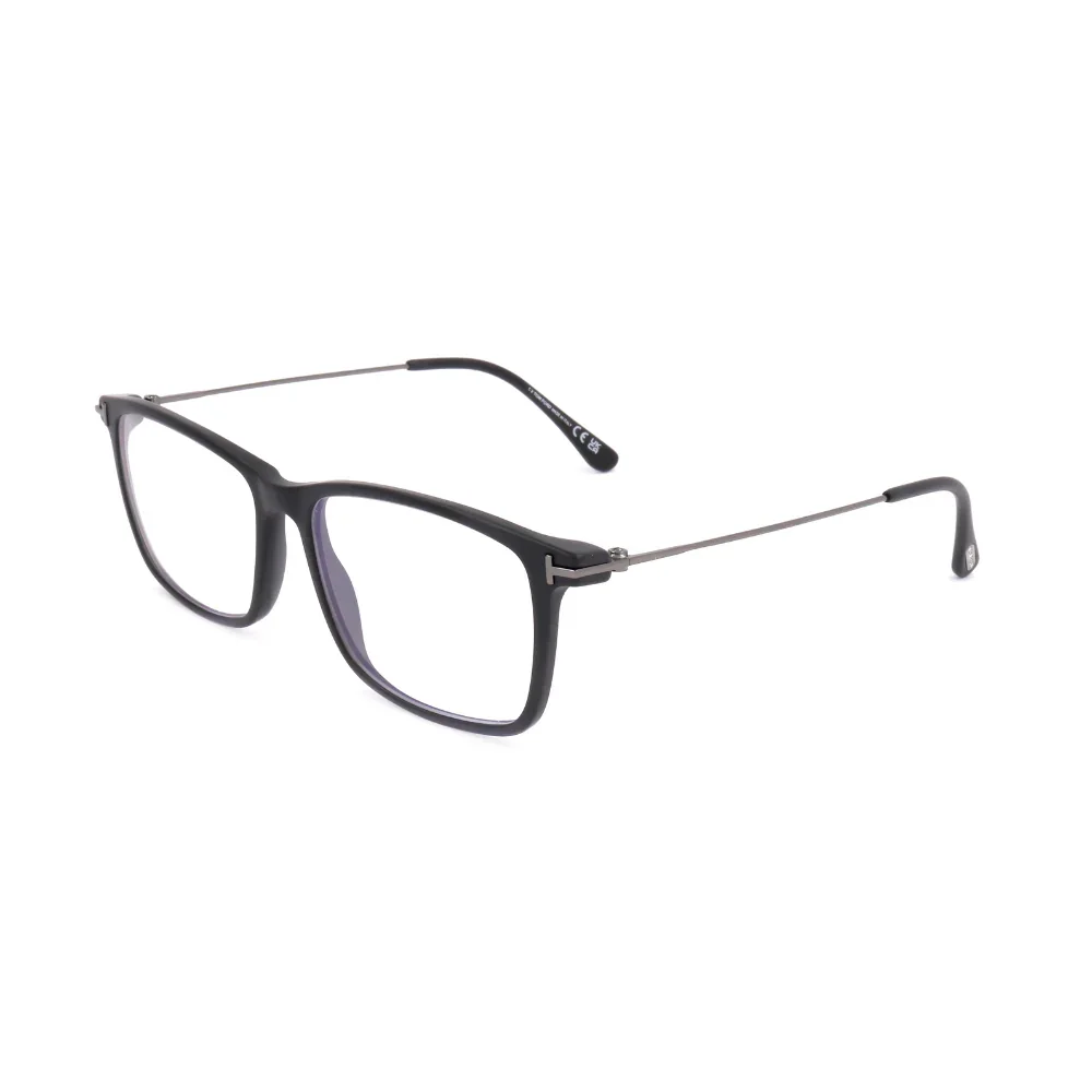 Tom Ford Blue Light Block Rectangular Men's Eyeglasses - Image 2