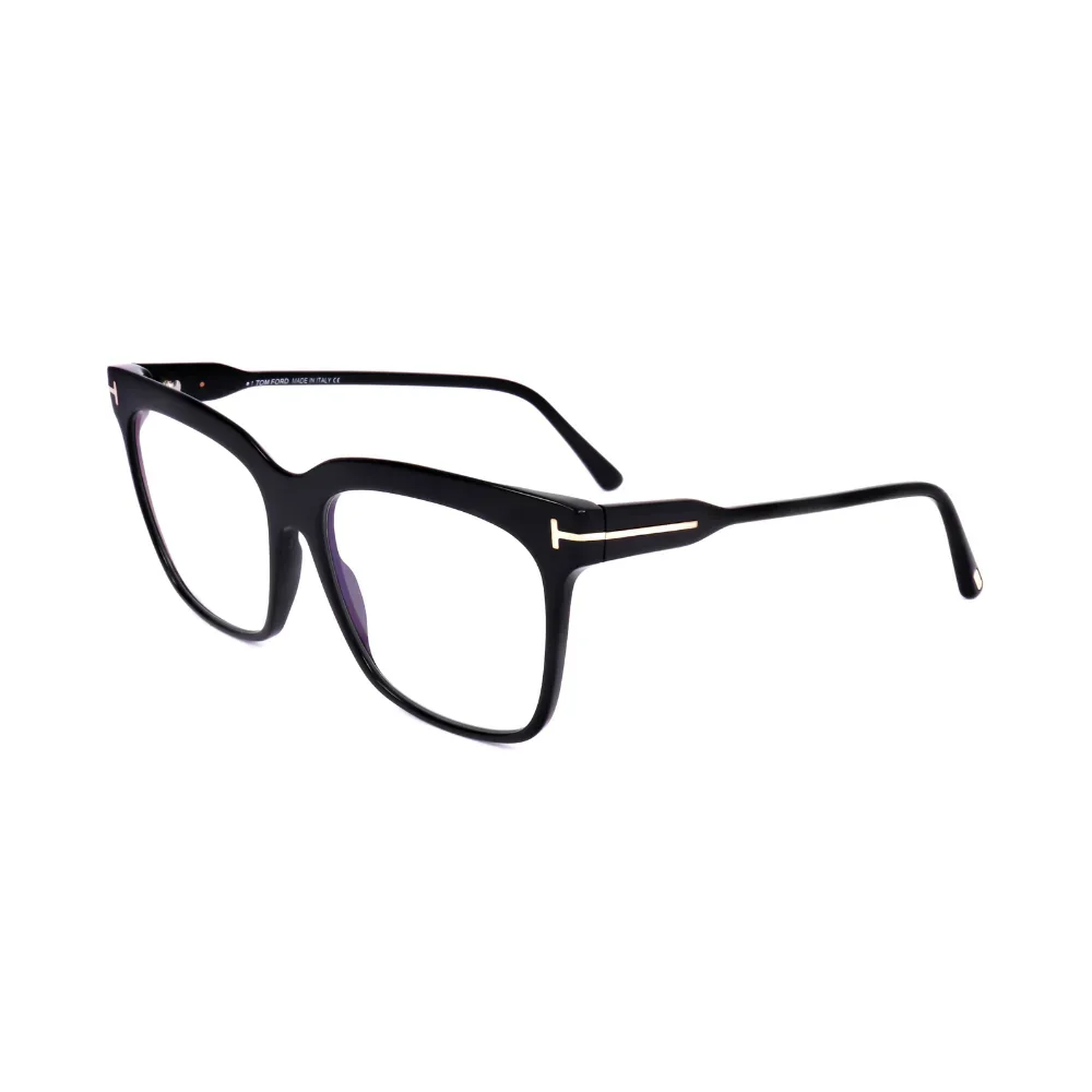 Tom Ford Blue Light Block Square Ladies Eyeglasses - Image 2