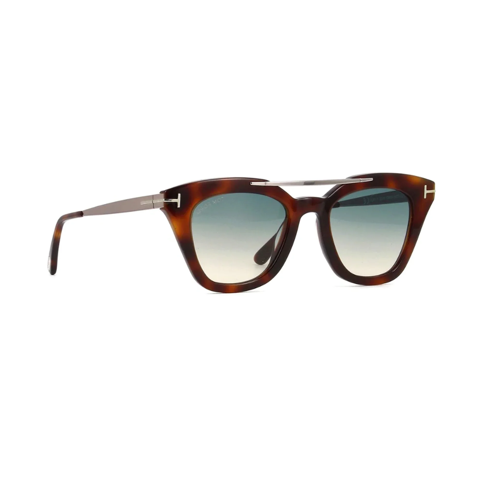 Tom Ford Brown Cat-Eye Acetate Full Rim Sunglasses TF575-Y22 - Image 2