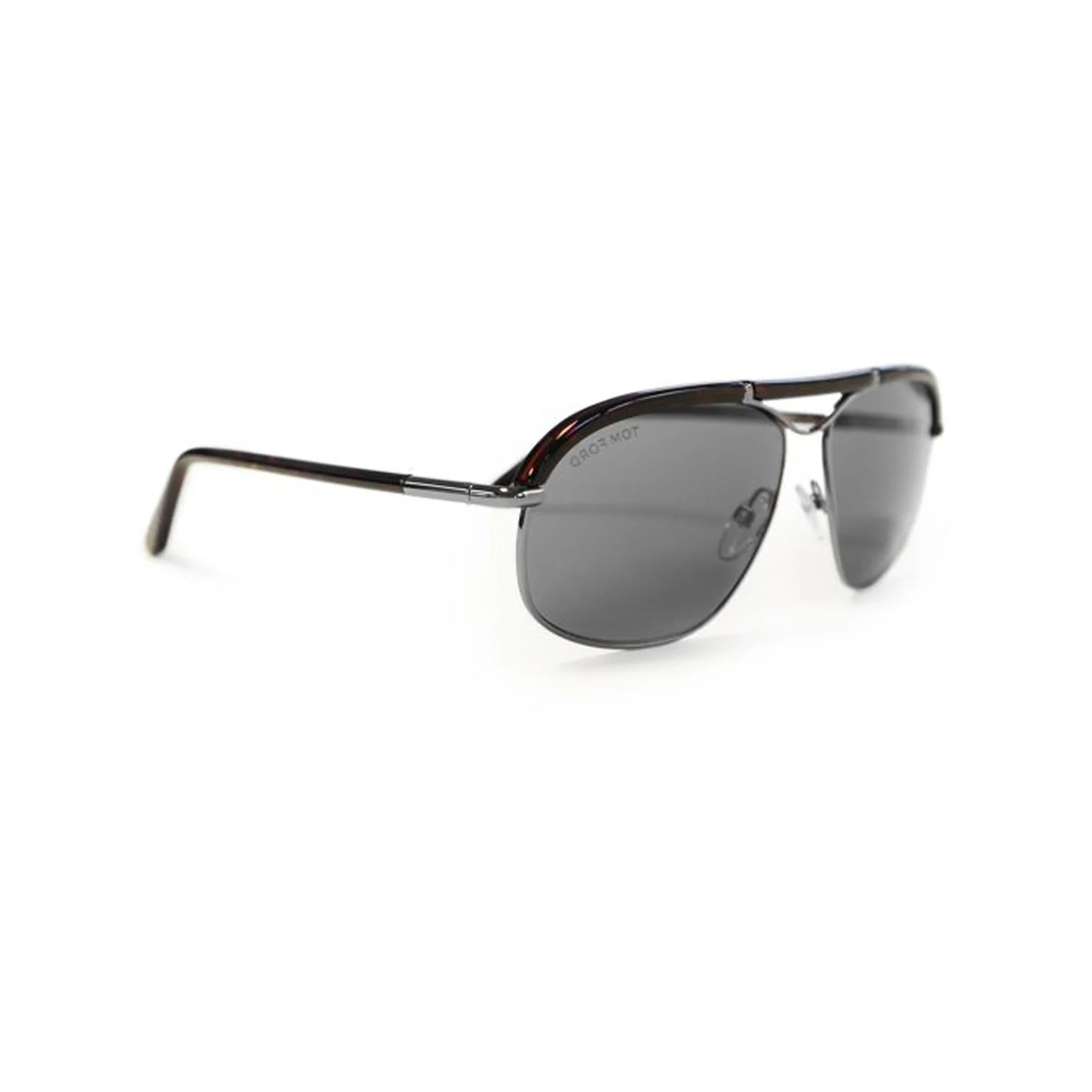Tom Ford Grey Aviator Metal Full Rim Sunglasses TF234-Y22 - Image 2
