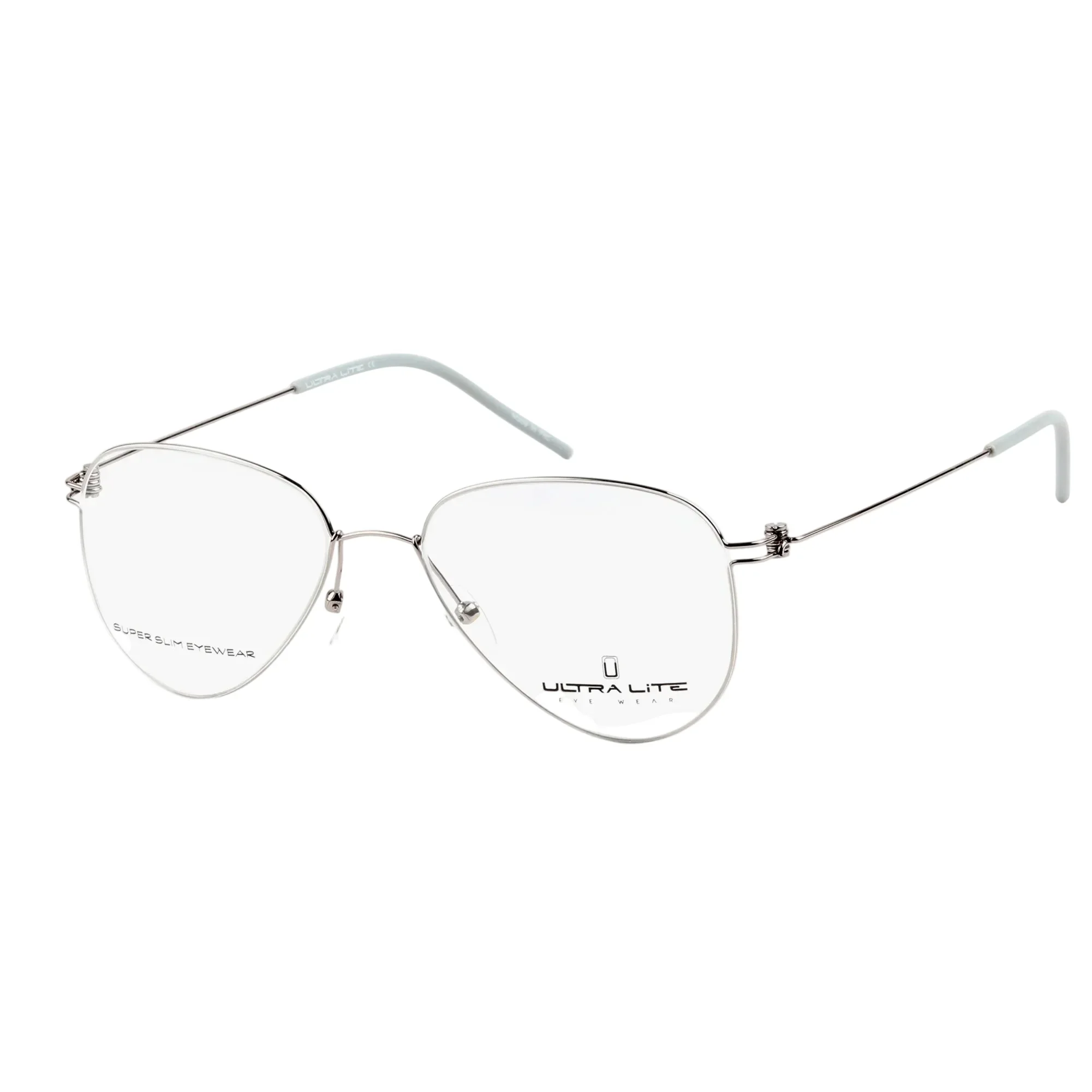 Ultra Lite Grey Aviator Metal Full Rim Eyeglasses UL918 104-Y20 - Image 2