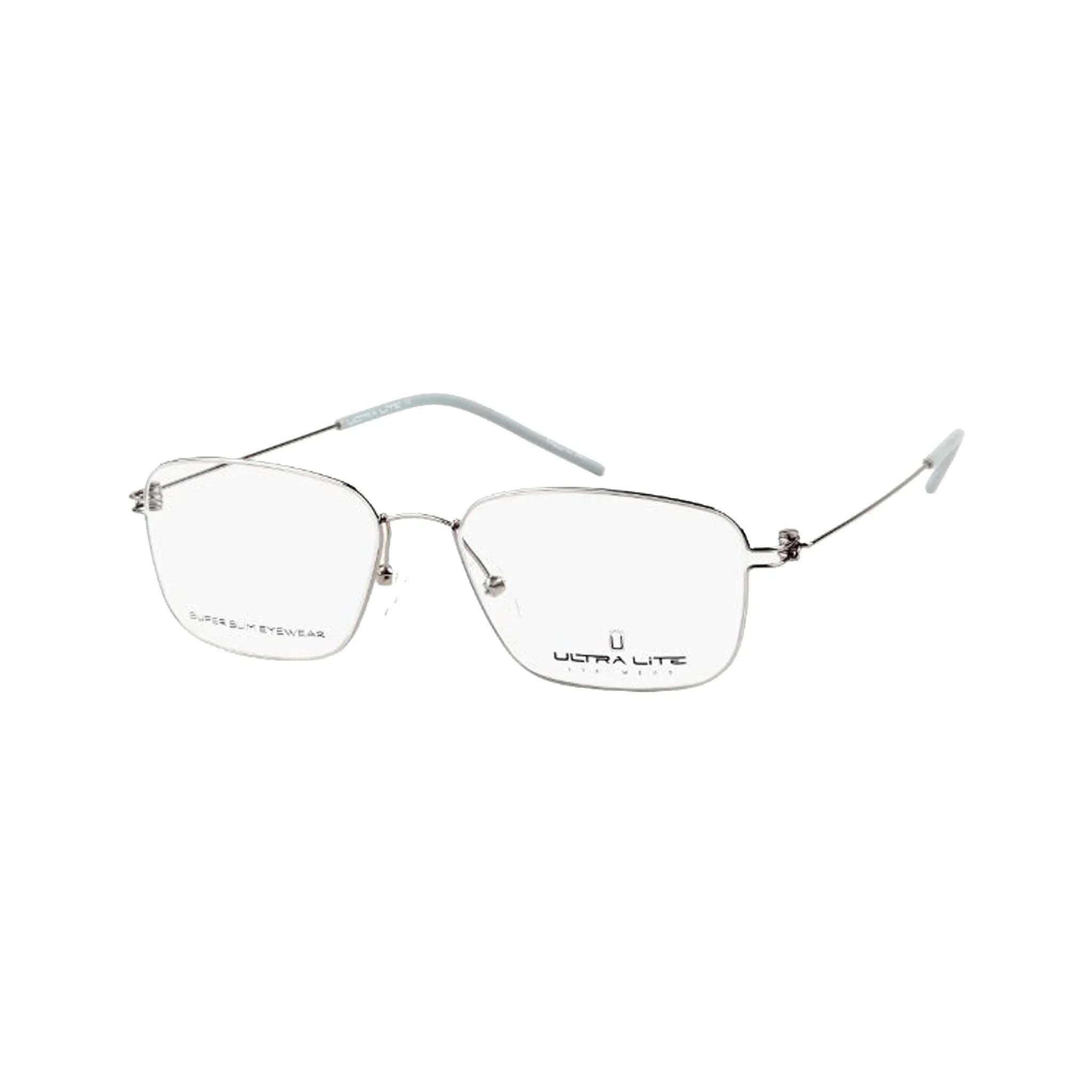 Ultra Lite Grey Square Metal Full Rim Eyeglasses UL918 105-Y20 - Image 2