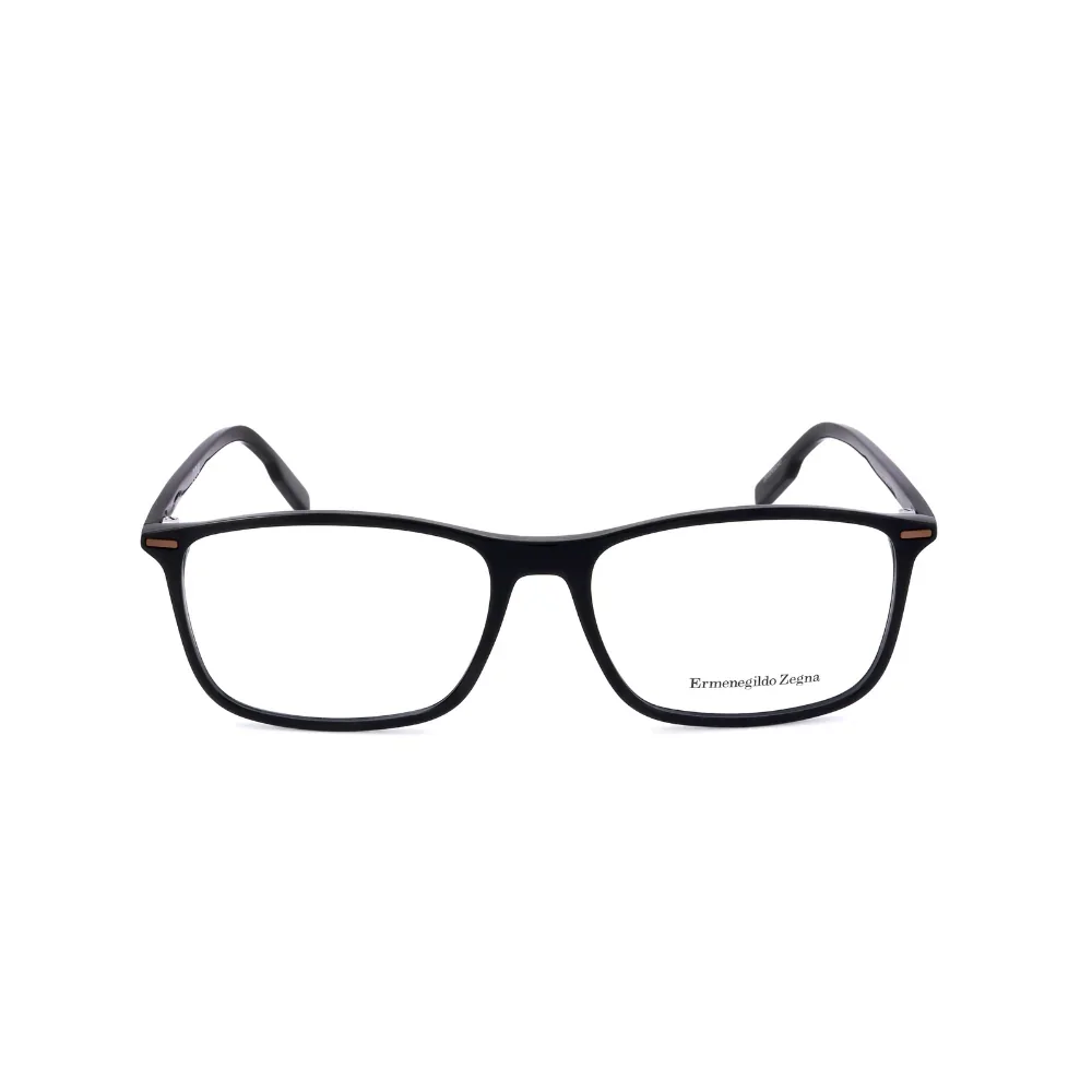 Zegna Rectangular Men's Eyeglasses